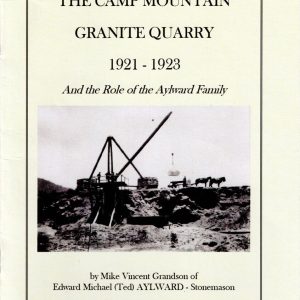 camp mountain granite quarry 1921 1923