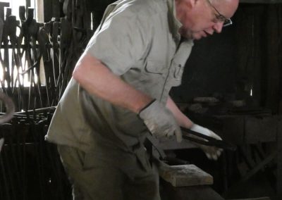 martin at work volunteering